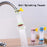 Kitchen Shower Splash Fan Faucet Water-saving Filter Tap Nozzle Extended Each