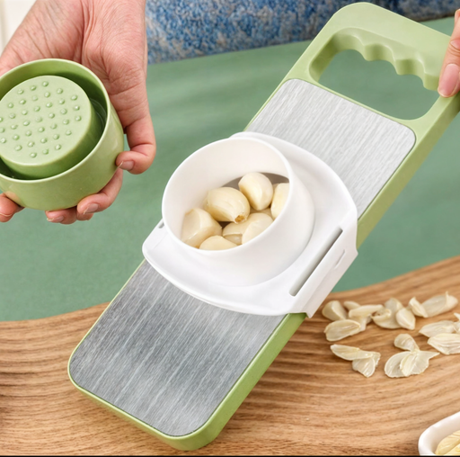 Stainless steel 5 in 1 vegetable cutter vegetable slicer salad handheld chopper changeable blades kitchen tool kitchen accessories gadget multi-functional onion potato