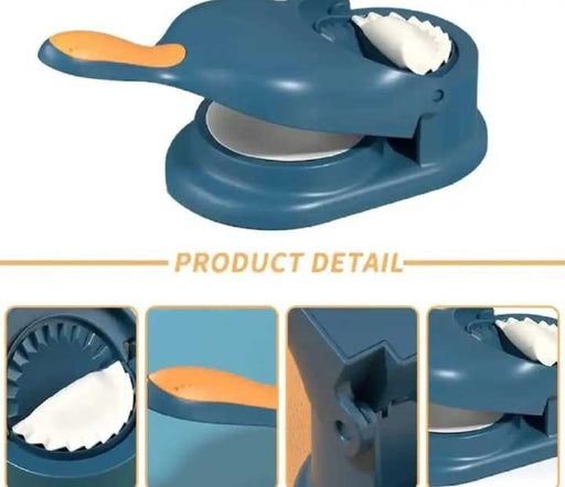 2 In 1 Samosa Maker, Manual Dumpling Maker Mould, Kitchen Dumpling Making Tool, Fast Easy Dumpling Tool Ravioli Mold Wrapper, Baking Pastry Manual Press Maker