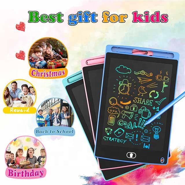 LCD Writing Tablet For Kids | 8.5" Inch LCD Screen | Erasable Digital Drawing Pad | Best Gift For Children Educational Learning Toy